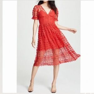 {EUC} SELF-PORTRAIT lace dress